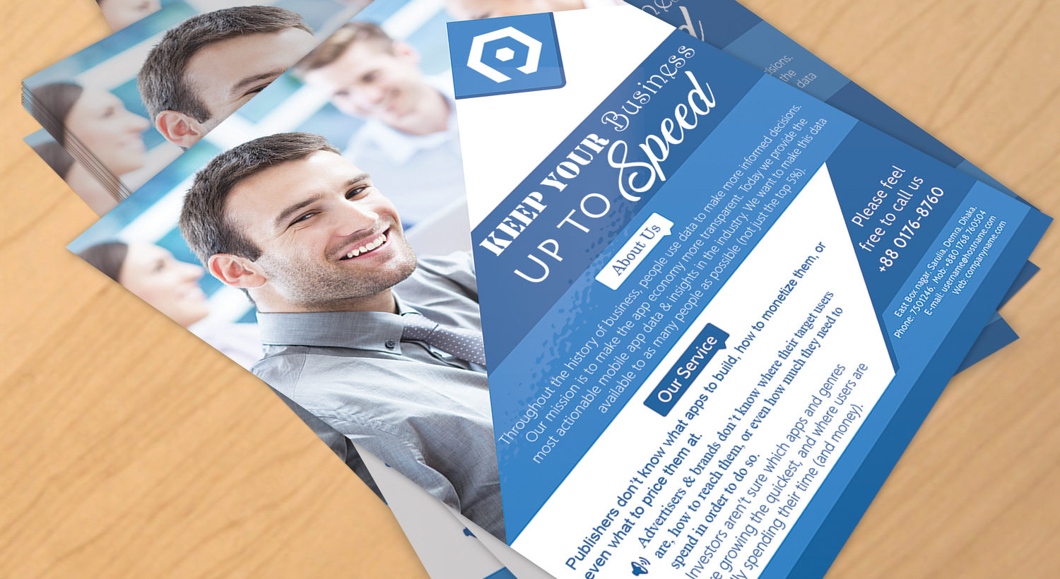 flyer with multiple fonts