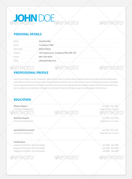 Resume Template