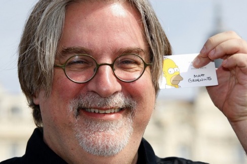 Matt Groening Business Card (Creator of 'The Simpsons') Matt Groening Business Card (Creator of 'The Simpsons')
