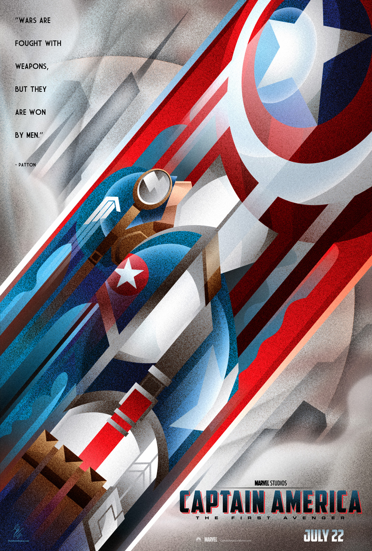 captain america movie poster