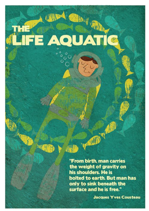 the life aquatic movie poster