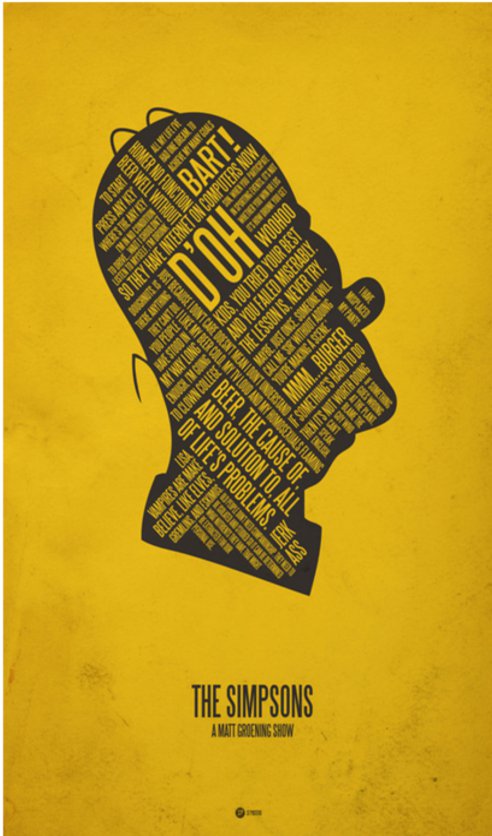 simpsons movie poster
