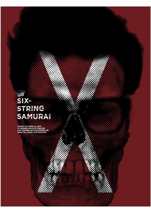 six string samurai movie poster