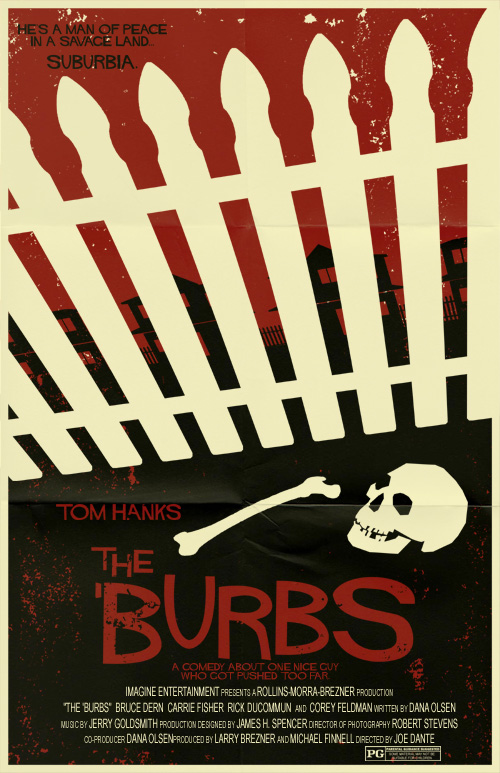 the burbs movie poster