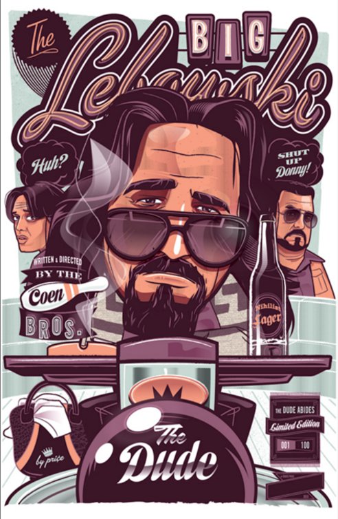 the big lebowski movie poster