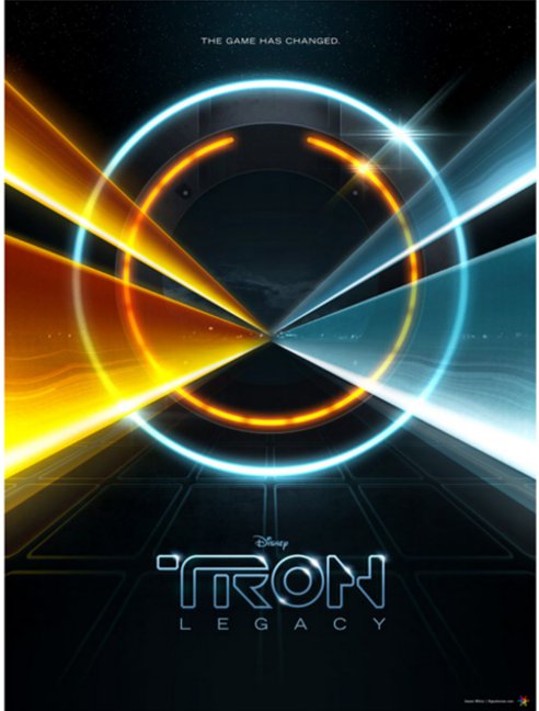 tron movie poster