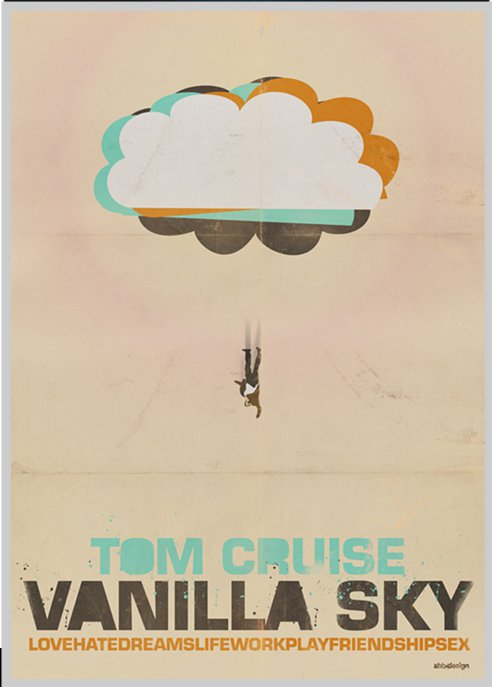 vanilla sky movie poster