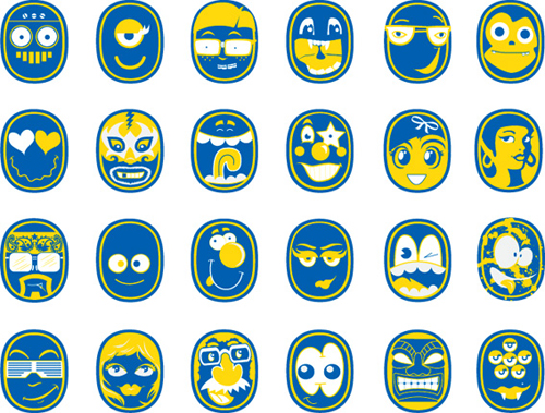 Chiquita Sticker Faces 72109