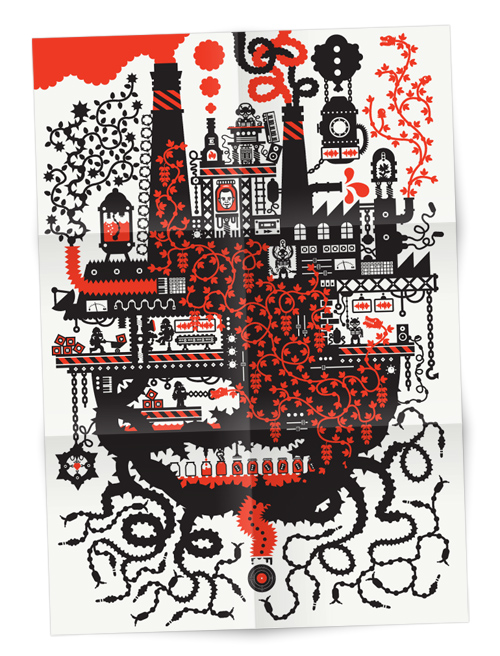 CD poster cd fold out poster