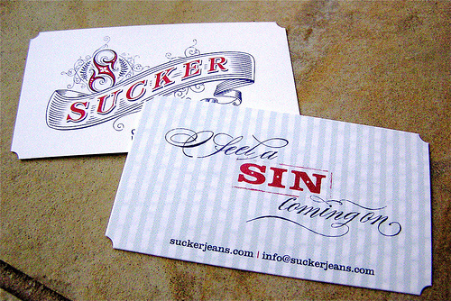jean_business_card die-cut-corner business card