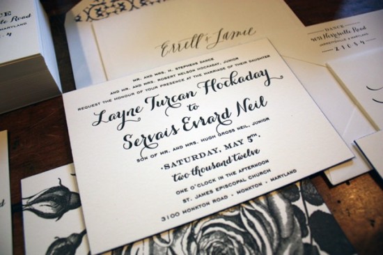 Black-White-Blue-Edge-Painting-Letterpress-Wedding-Invitations-The-Happy-Envelope4-550x366