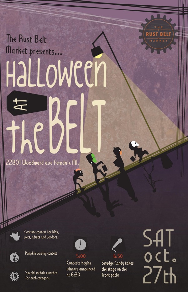 Halloween Poster by Keasa Davis via Behance Halloween Poster by Keasa Davis via Behance