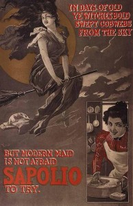 VintageSapolioHalloweenad