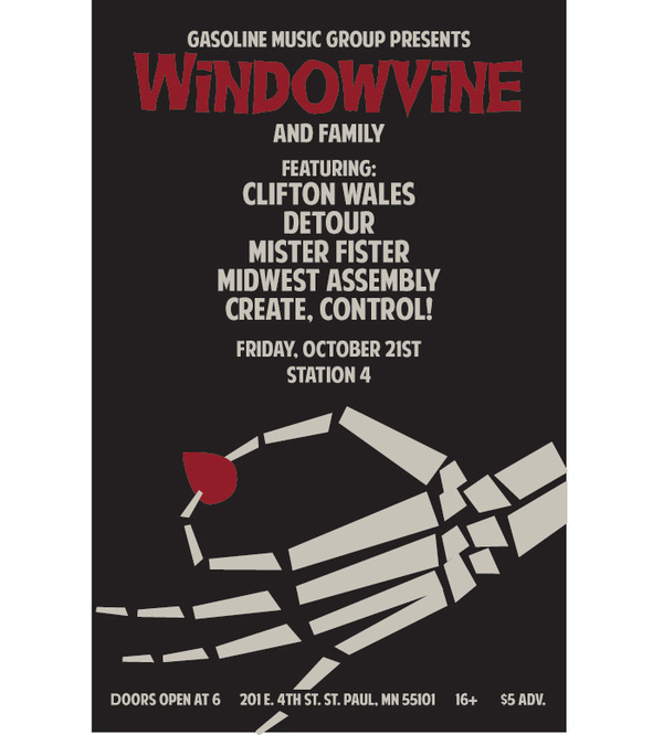 Halloween-Themed Concert Poster by Seth Epstein via Behance Halloween-Themed Concert Poster by Seth Epstein via Behance