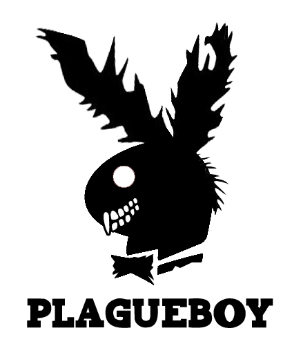 playboy bunny zombie logo