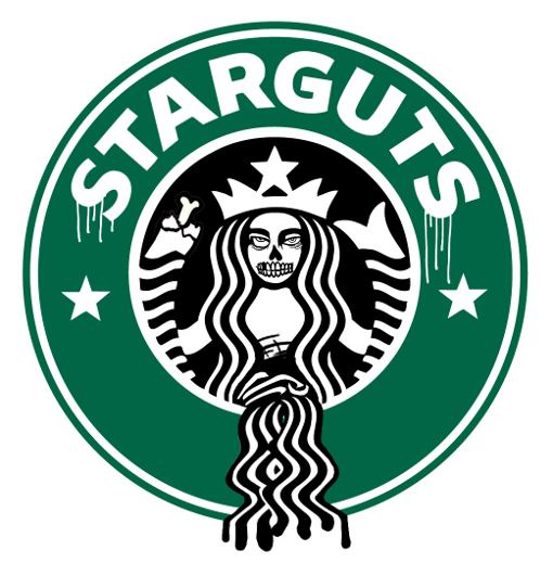 zombie starbucks logo