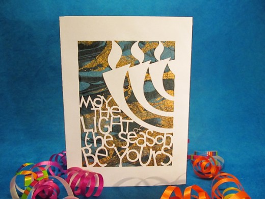 Chanukah Card by Kim Phillips Chanukah Card by Kim Phillips