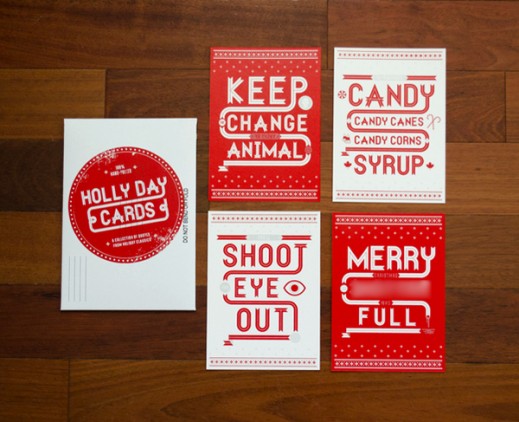 Cards Inspired by Famous Holiday Movies by Tommy Perez Cards Inspired by Famous Holiday Movies by Tommy Perez