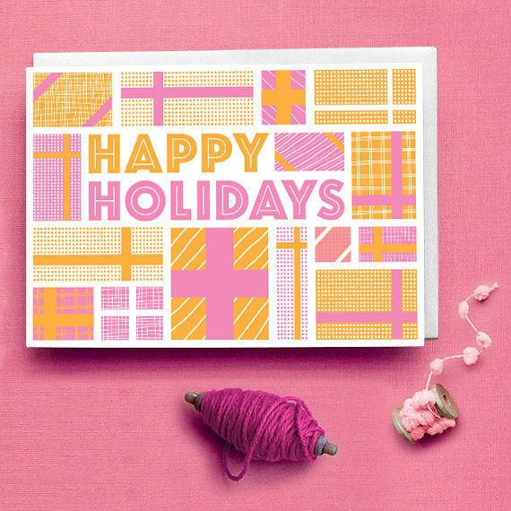 Typographic Holiday Card Typographic Holiday Card