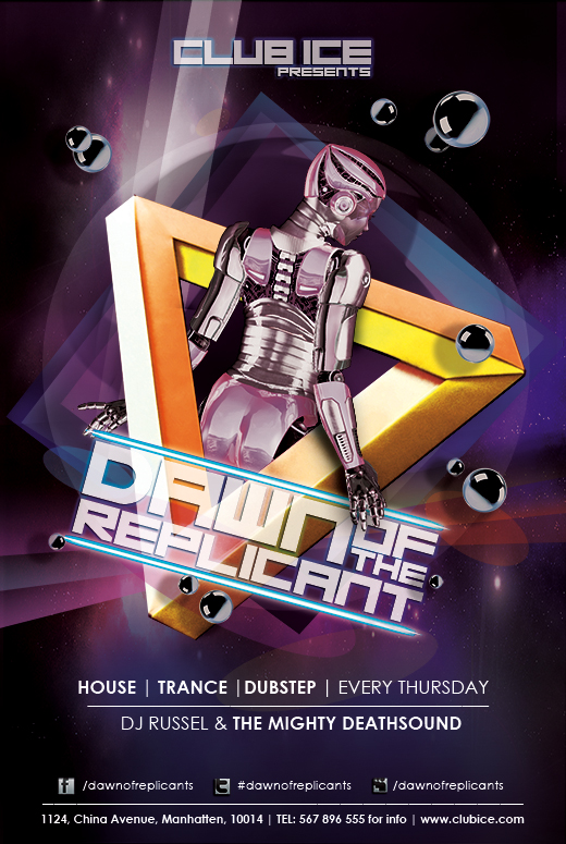 free photoshop club flyer template house_flyer_1_jumboXL_6x9