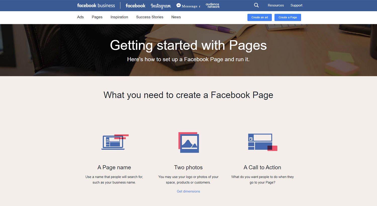 Facebook Business Page