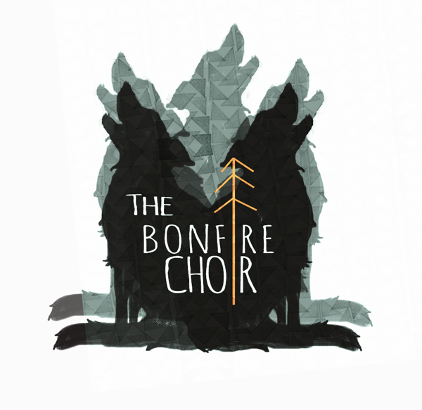 band sticker4 Logo for band The Bonfire Choir