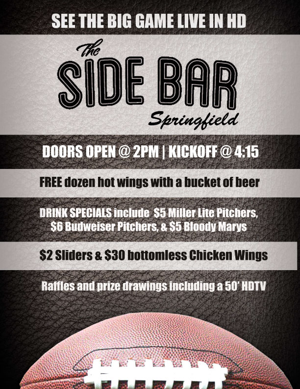 Football flyer templates for the big game