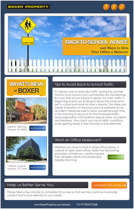 real estate newsletter