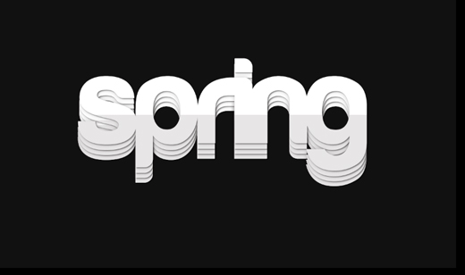 3D text effect for Photoshop