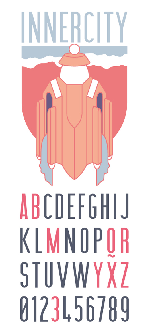free art deco font 11