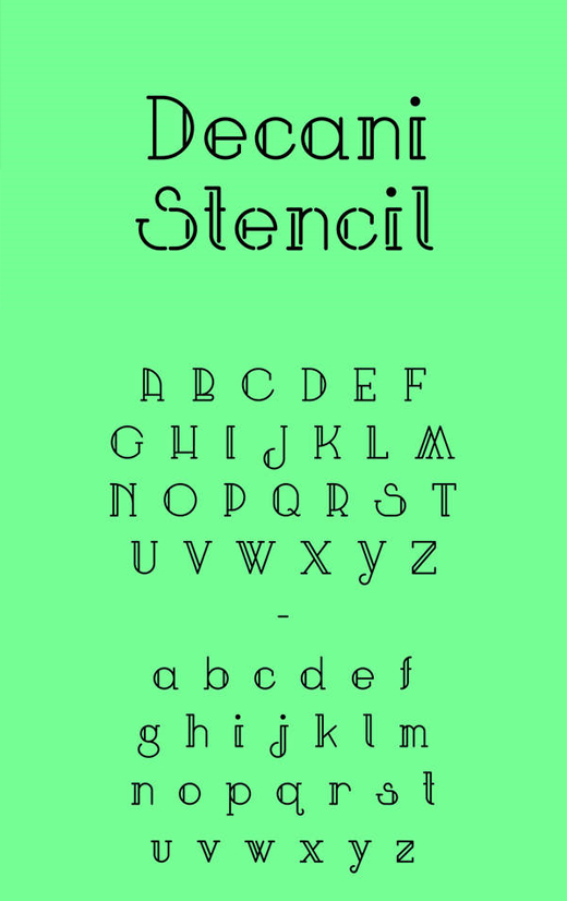 free art deco font 14