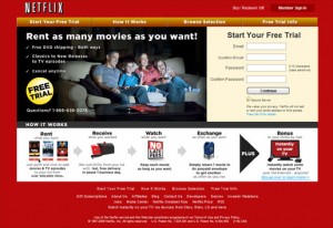 Netflix Landing Page