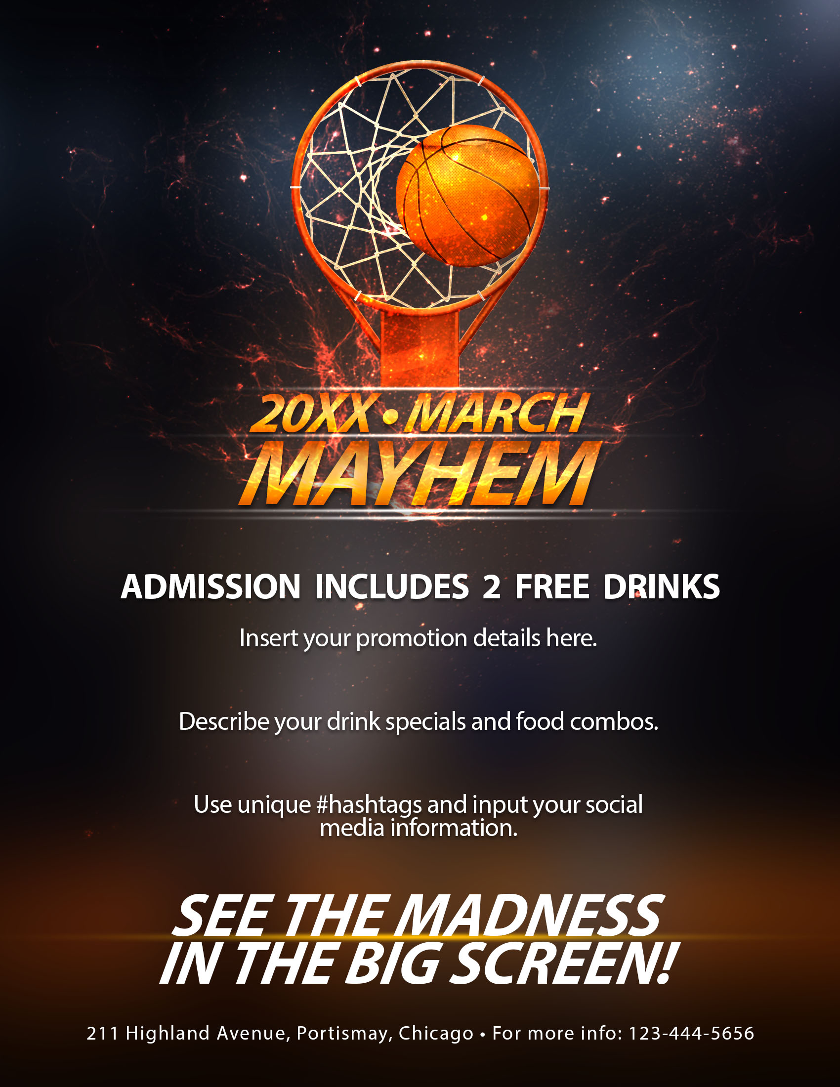 Download psd basketball flyers for NCAA psd basketball flyers for NCAA
