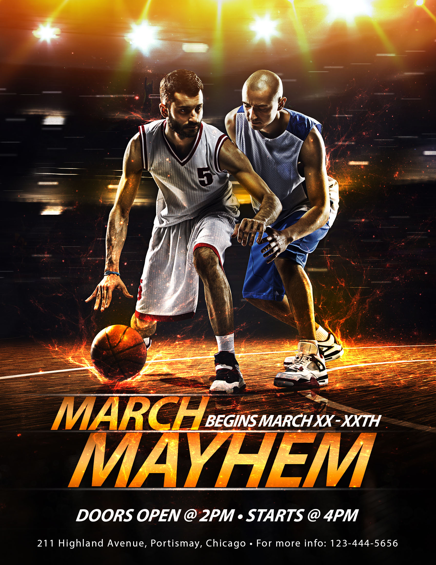 Download psd basketball flyers for NCAA psd basketball flyers for NCAA