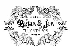 free wedding monogram design