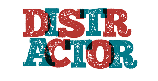 free distractor font