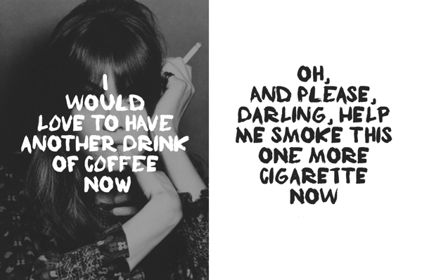 free cigarettes and coffee font