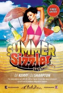 Hot Summer Flyer Template