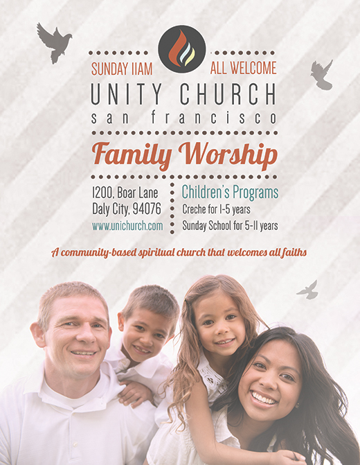 free photoshop church flyer