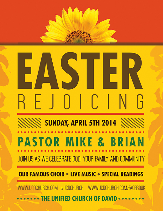 free easter flyer template