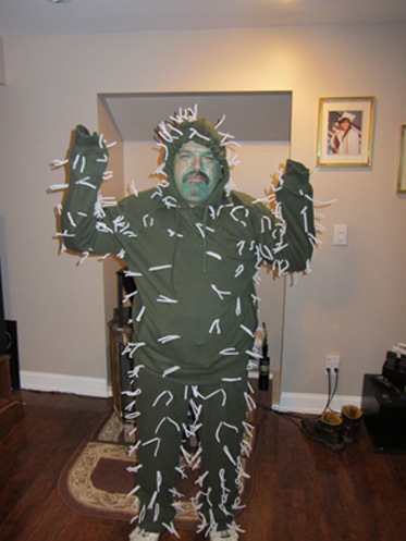 homemade cactus costume