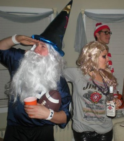 DIY fantasy football halloween costume