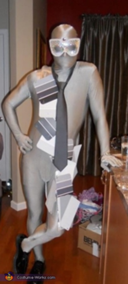 Graphic designers will either love or cringe at this. Shades of gray costume for halloween