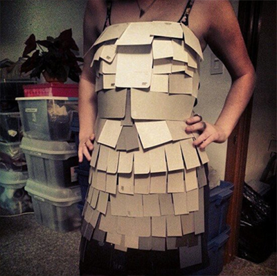 Cover yourself with 50 shades of gray as a costume. 50 shades of grey halloween costume