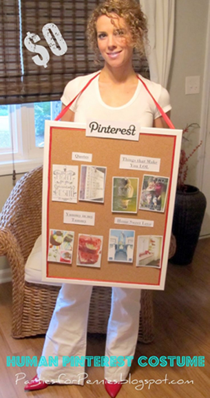 Make yourself a mood board to simulate Pinterest. pinterest halloween costume