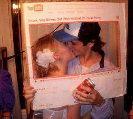 Create a funny youtube title. Youtube halloween costume