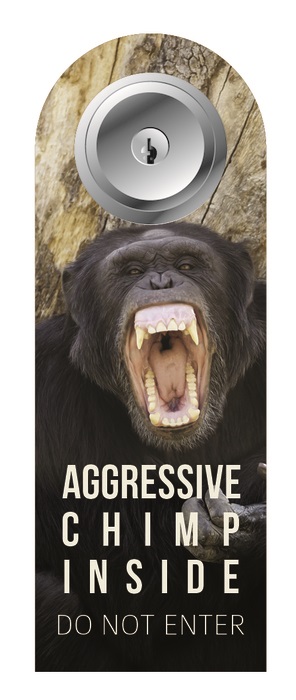 funny do not disturb sign