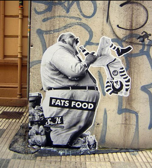anti consumerism street art