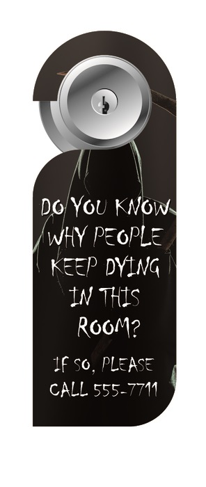 funny door hanger flyer