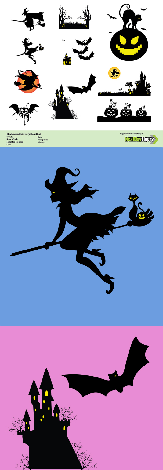 halloween clip art silhouette